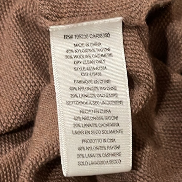 Joie Soft Wool Blend Tan Knit Sweater Small - Picture 5 of 6